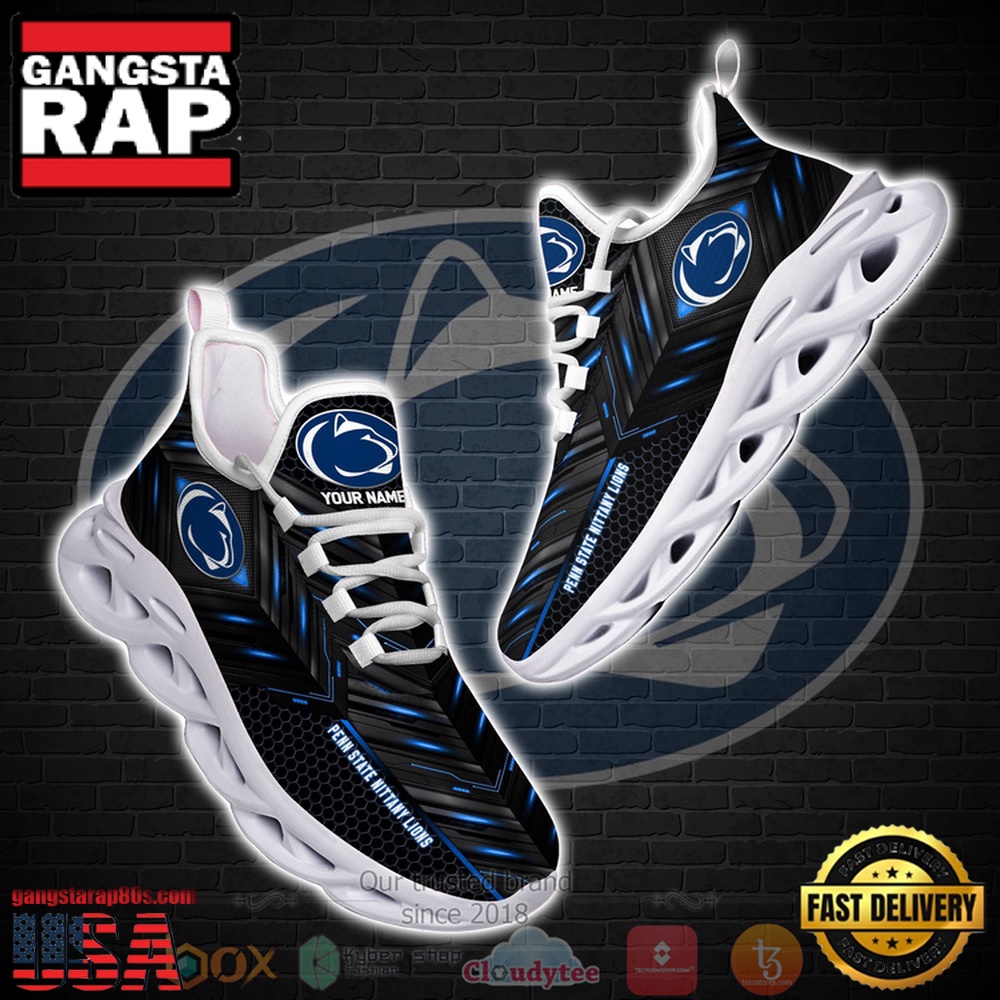 NCAA Penn State Nittany Lions Ncaa Custom Name Clunky Unique Design Max Soul Shoes Running Sneakers