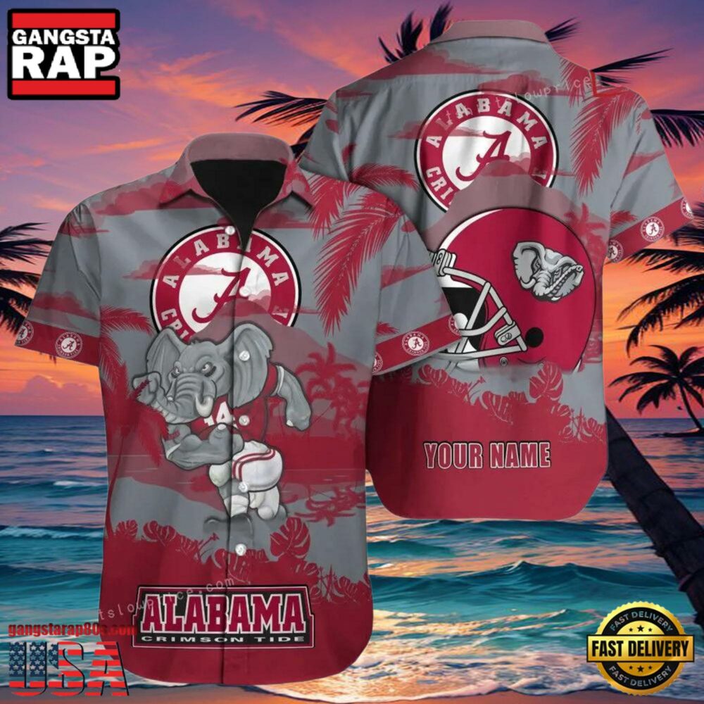 NCAA Personalized Alabama Crimson Tide Hawaiian Shirt Cheap NCAA Personalized Alabama Crimson Tide Hawaiian Shirt Cheap