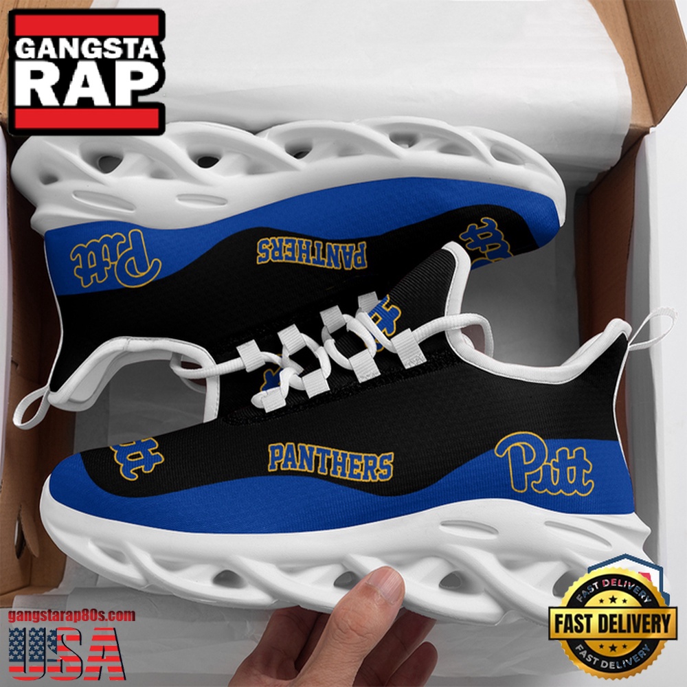 NCAA Pittsburgh Panthers Unique Design Max Soul Shoes Running Sneakers NCAA Pittsburgh Panthers Unique Design Max Soul Shoes Running Sneakers