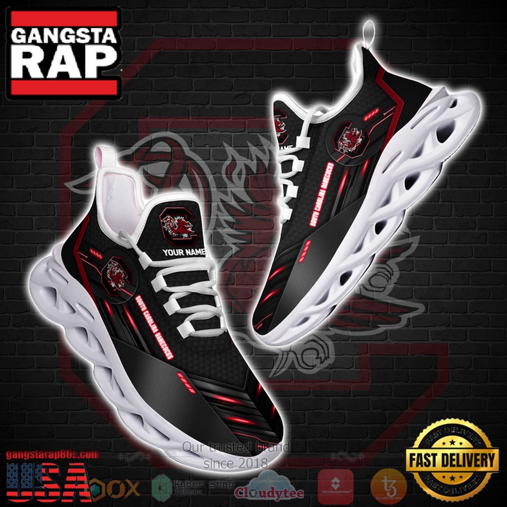 NCAA South Carolina Gamecocks Custom Name Clunky Unique Design Max Soul Shoes Running Sneakers