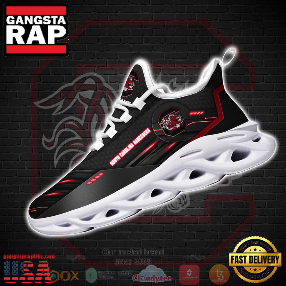 NCAA South Carolina Gamecocks Custom Name Clunky Unique Design Max Soul Shoes Running Sneakers NCAA South Carolina Gamecocks Custom Name Clunky Unique Design Max Soul Shoes Running Sneakers