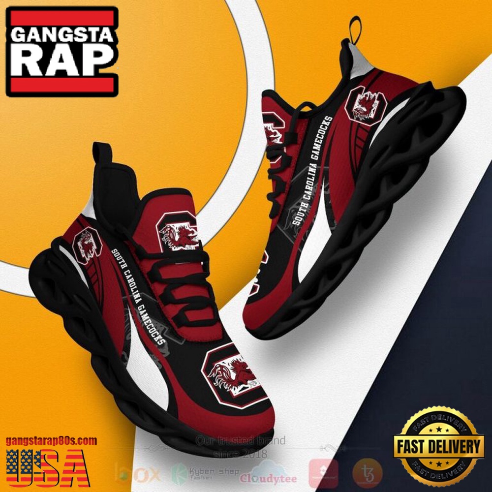 NCAA South Carolina Gamecocks Football Clunky Unique Design Max Soul Shoes Running Sneakers NCAA South Carolina Gamecocks Football Clunky Unique Design Max Soul Shoes Running Sneakers