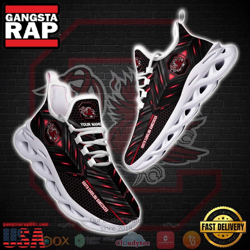 NCAA South Carolina Gamecocks Ncaa Custom Name Clunky Unique Design Max Soul Shoes Running Sneakers