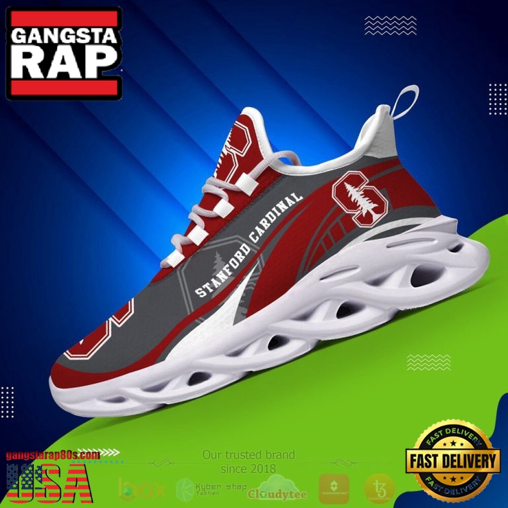 NCAA Stanford Cardinal Football Clunky Unique Design Max Soul Shoes Running Sneakers