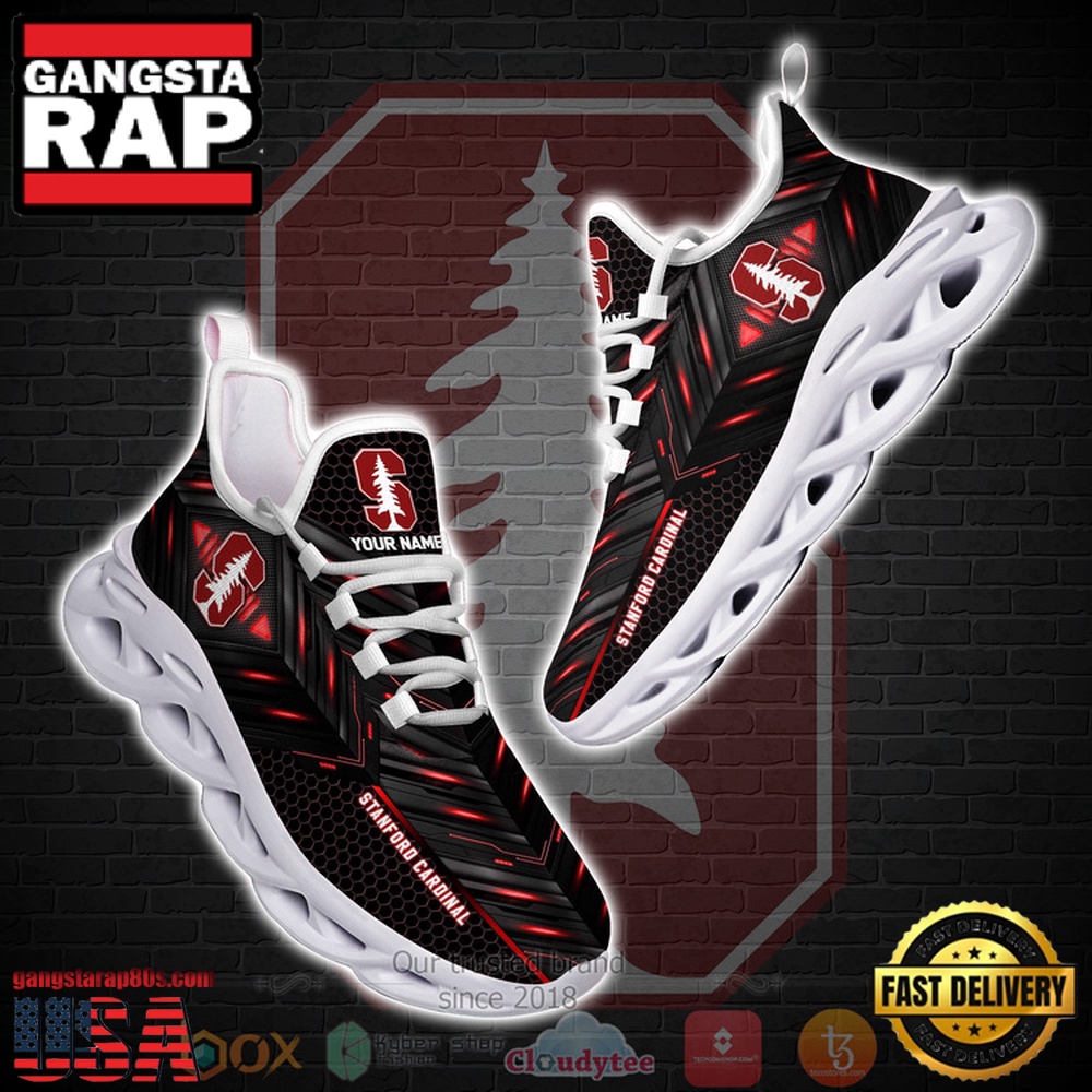 NCAA Stanford Cardinal Ncaa Custom Name Clunky Unique Design Max Soul Shoes Running Sneakers