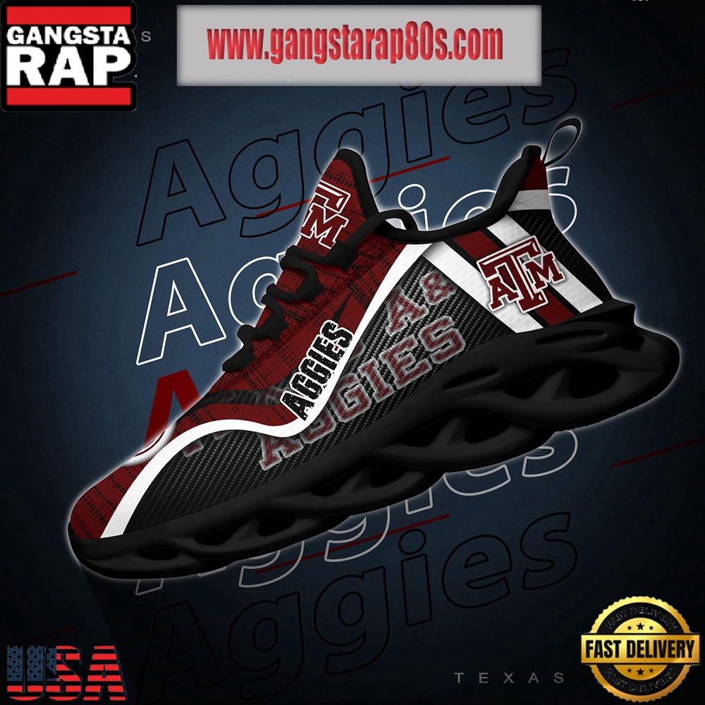 NCAA Texas A&M Aggies New Design Max Soul Shoes Running Sneakers