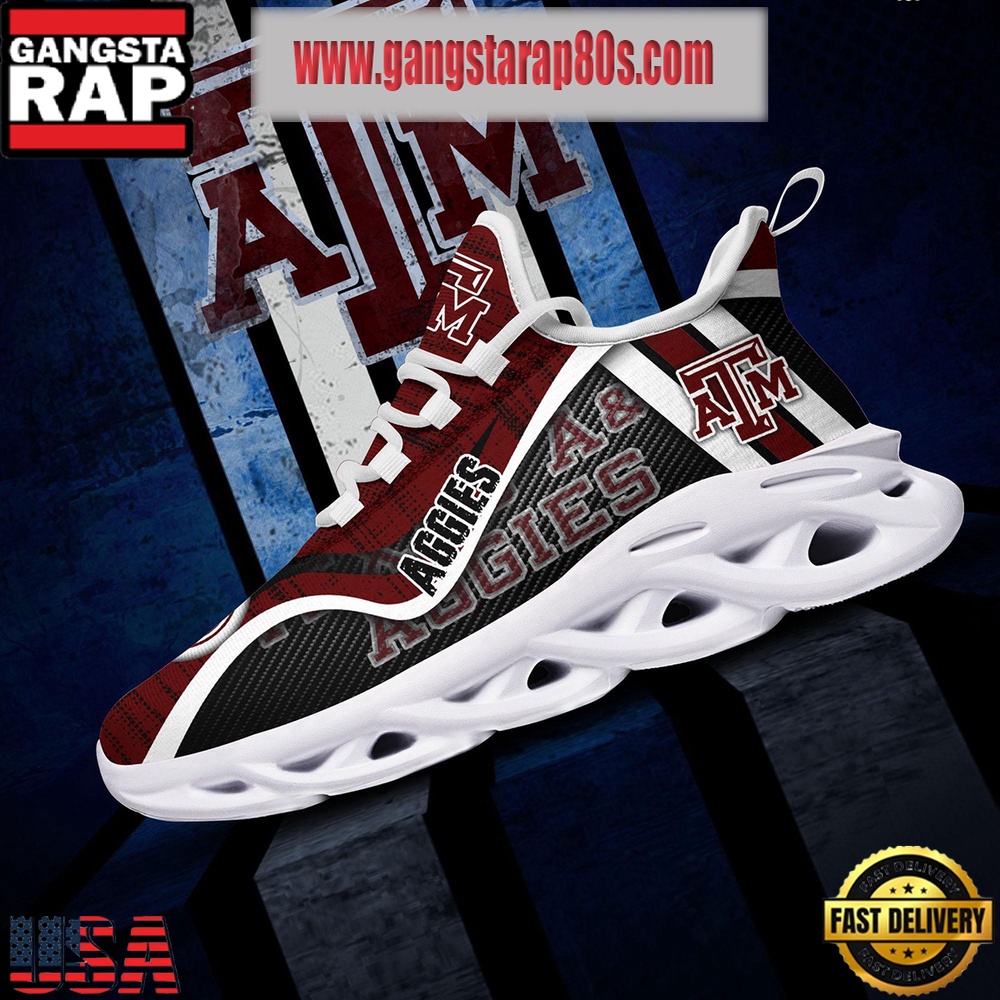NCAA Texas A&M Aggies New Design Max Soul Shoes Running Sneakers NCAA Texas A&M Aggies New Design Max Soul Shoes Running Sneakers
