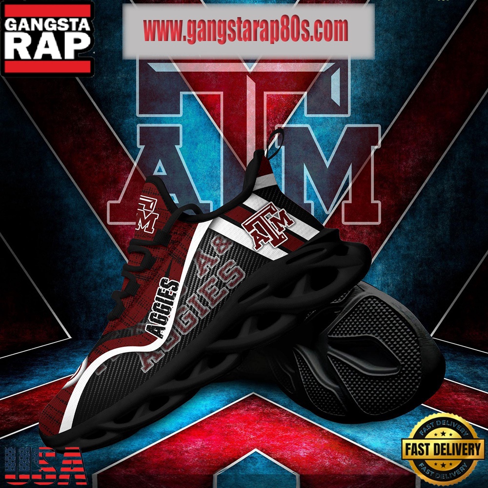 NCAA Texas A&M Aggies New Design Max Soul Shoes Running Sneakers NCAA Texas A&M Aggies New Design Max Soul Shoes Running Sneakers
