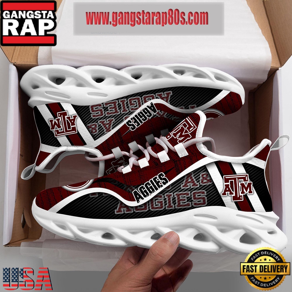 NCAA Texas A&M Aggies New Design Max Soul Shoes Running Sneakers