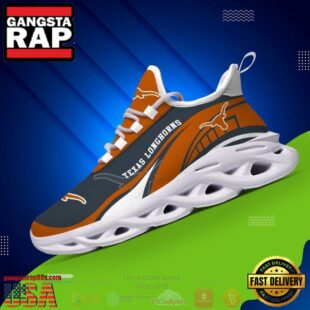 NCAA Texas Longhorns Football Clunky Unique Design Max Soul Shoes Running Sneakers