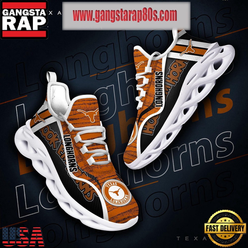 NCAA Texas Longhorns New Design Max Soul Shoes Running Sneakers NCAA Texas Longhorns New Design Max Soul Shoes Running Sneakers