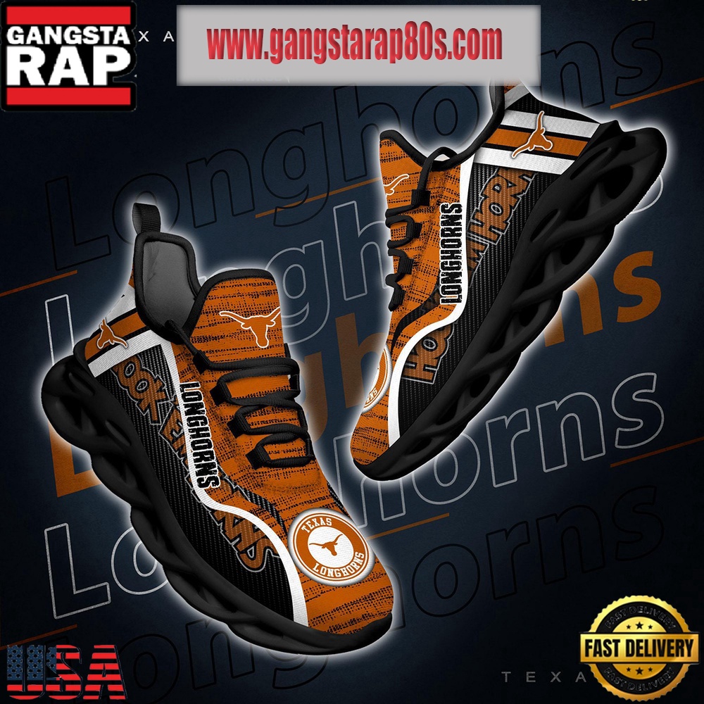 NCAA Texas Longhorns New Design Max Soul Shoes Running Sneakers NCAA Texas Longhorns New Design Max Soul Shoes Running Sneakers