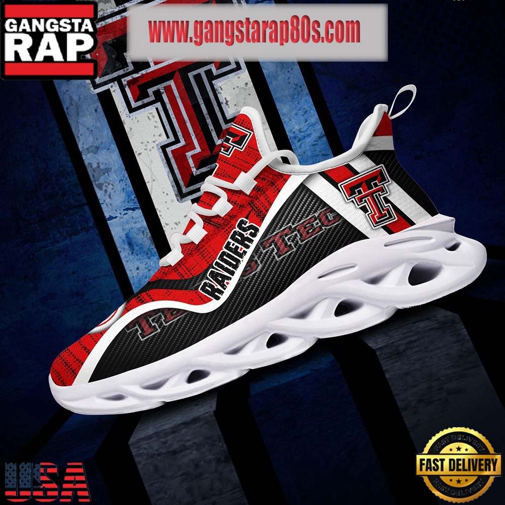 NCAA Texas Tech Red Raiders New Design Max Soul Shoes Running Sneakers NCAA Texas Tech Red Raiders New Design Max Soul Shoes Running Sneakers