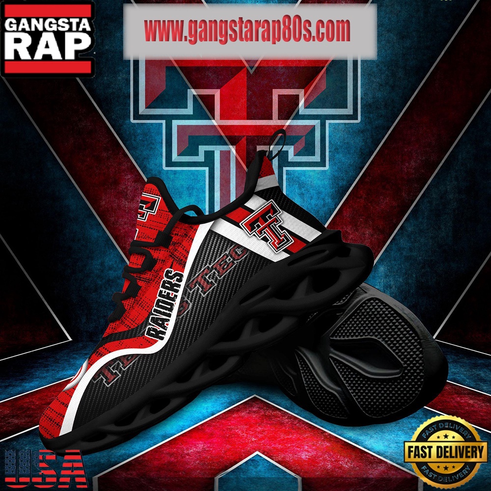 NCAA Texas Tech Red Raiders New Design Max Soul Shoes Running Sneakers NCAA Texas Tech Red Raiders New Design Max Soul Shoes Running Sneakers