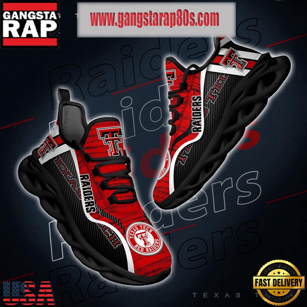 NCAA Texas Tech Red Raiders New Design Max Soul Shoes Running Sneakers NCAA Texas Tech Red Raiders New Design Max Soul Shoes Running Sneakers