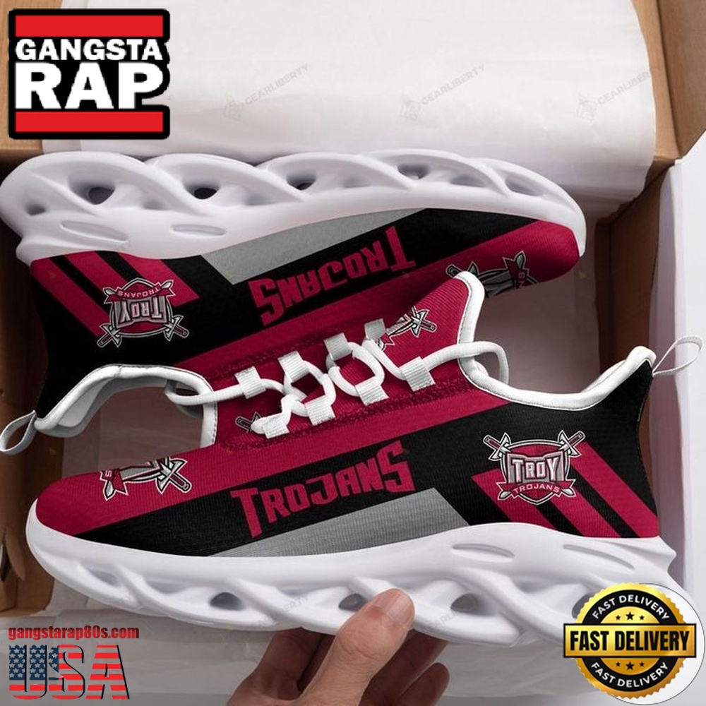 NCAA Troy Trojans Unique Design Max Soul Shoes Running Sneakers