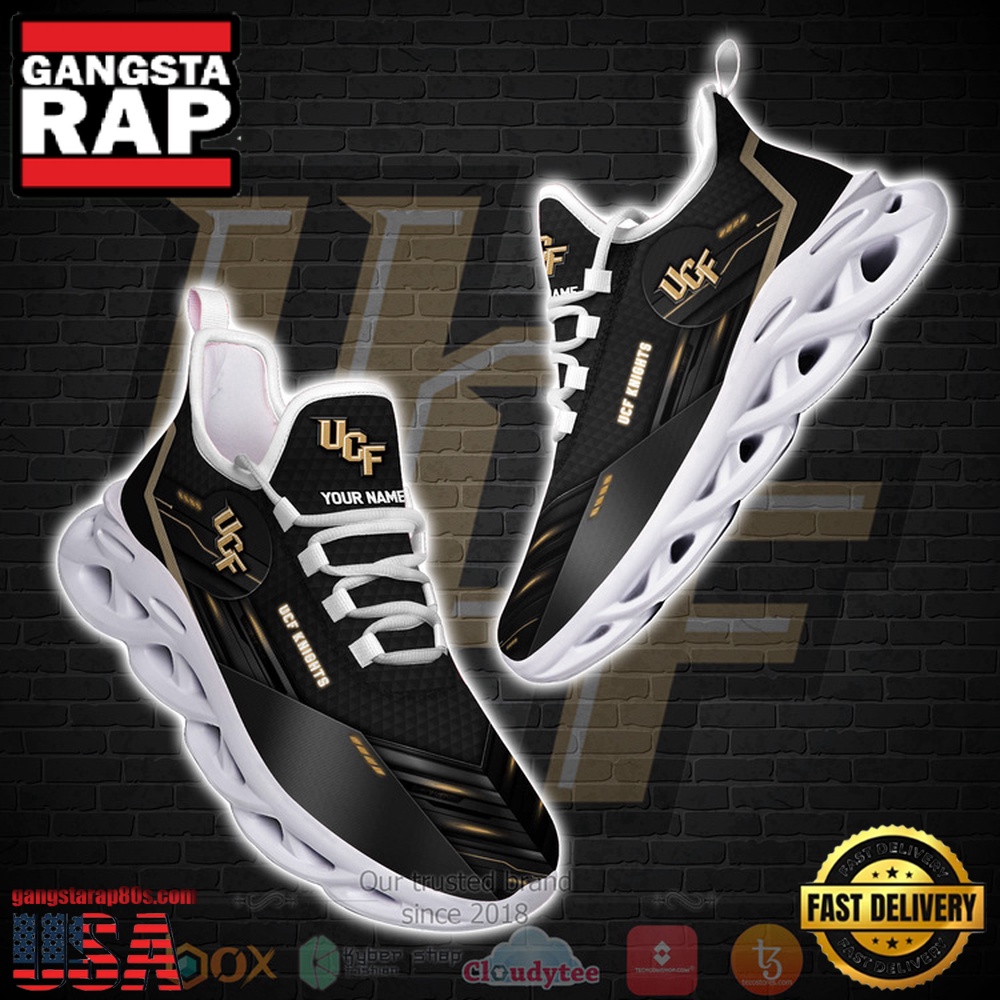 NCAA Ucf Knights Custom Name Clunky Unique Design Max Soul Shoes Running Sneakers