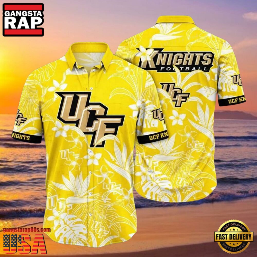 NCAA Ucf Knights Flower Hawaiian Shirt Outfit 3D Shirt, Gifts For Ucf Knights Football Fans NCAA Ucf Knights Flower Hawaiian Shirt Outfit 3D Shirt, Gifts For Ucf Knights Football Fans