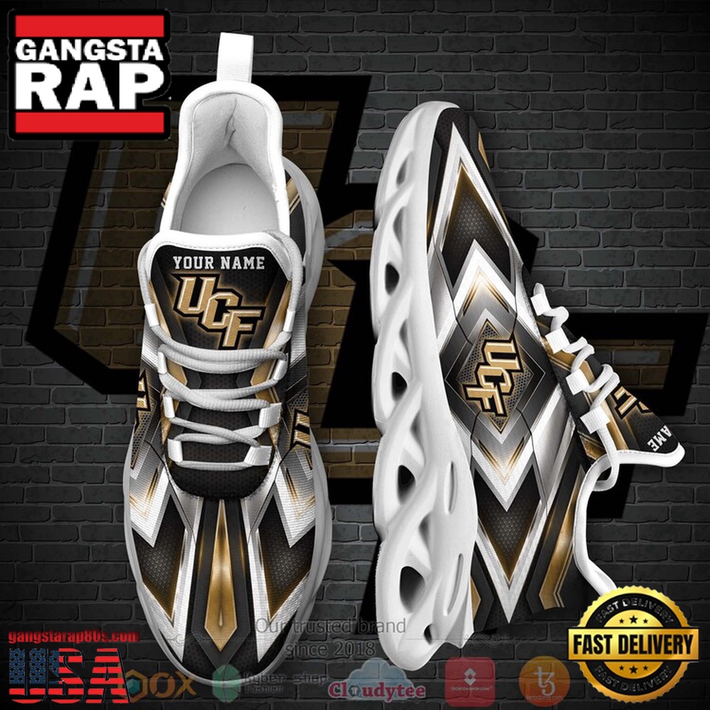 NCAA Ucf Knights Football Team Custom Name Clunky Unique Design Max Soul Shoes Running Sneakers