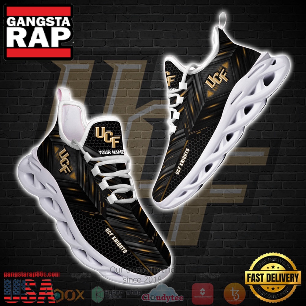 NCAA Ucf Knights Ncaa Custom Name Clunky Unique Design Max Soul Shoes Running Sneakers