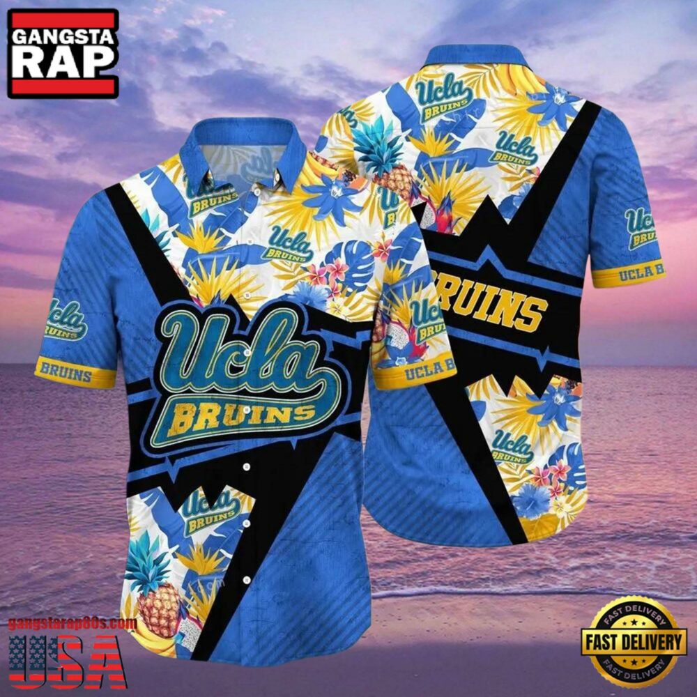 NCAA Ucla Bruins Flower Hawaiian Shirt 3D Shirt, Ucla Bruins Football Gifts For Her.jpgGroup