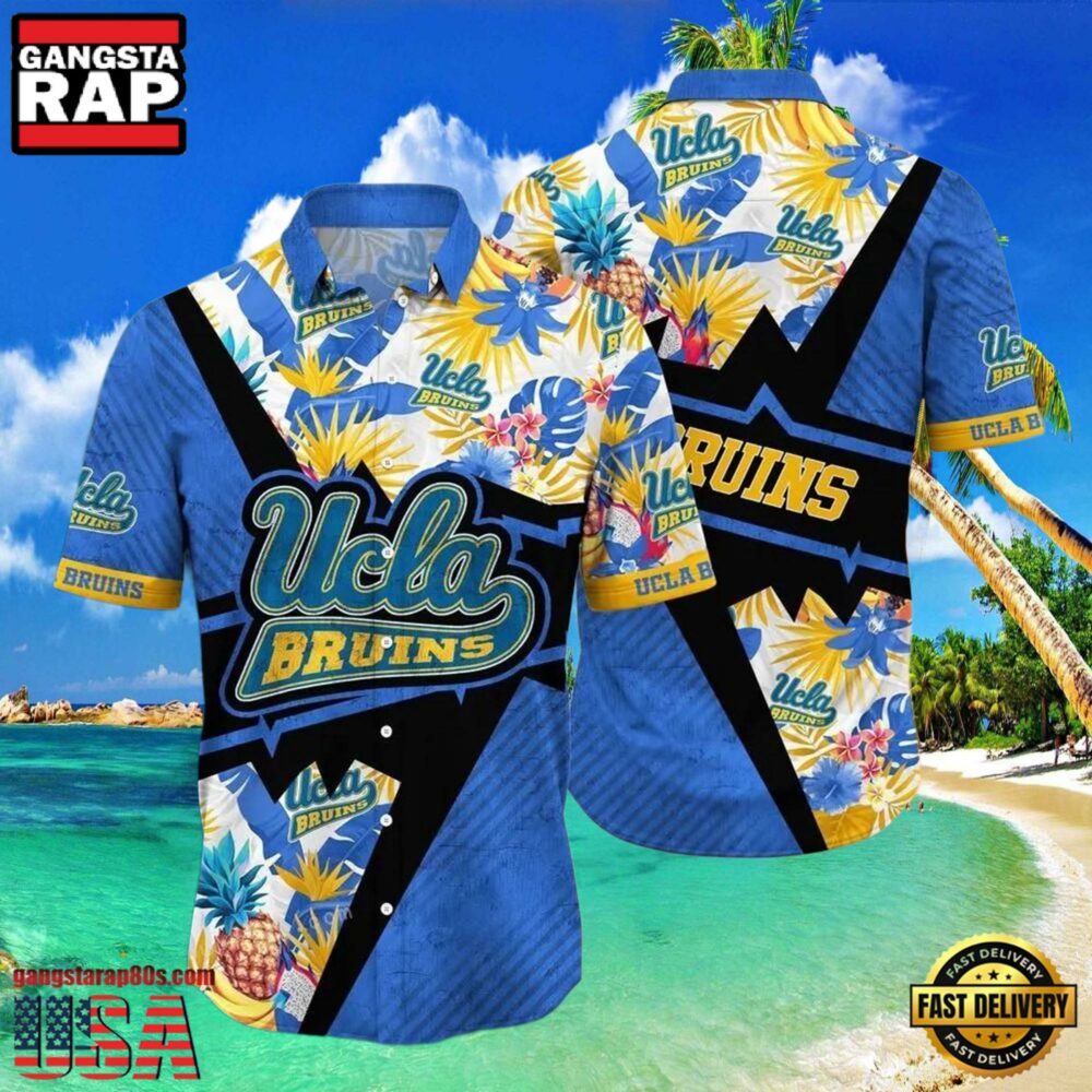 NCAA Ucla Bruins Flower Hawaiian Shirt 3D Shirt, Ucla Bruins Football Gifts For Her.jpgGroup