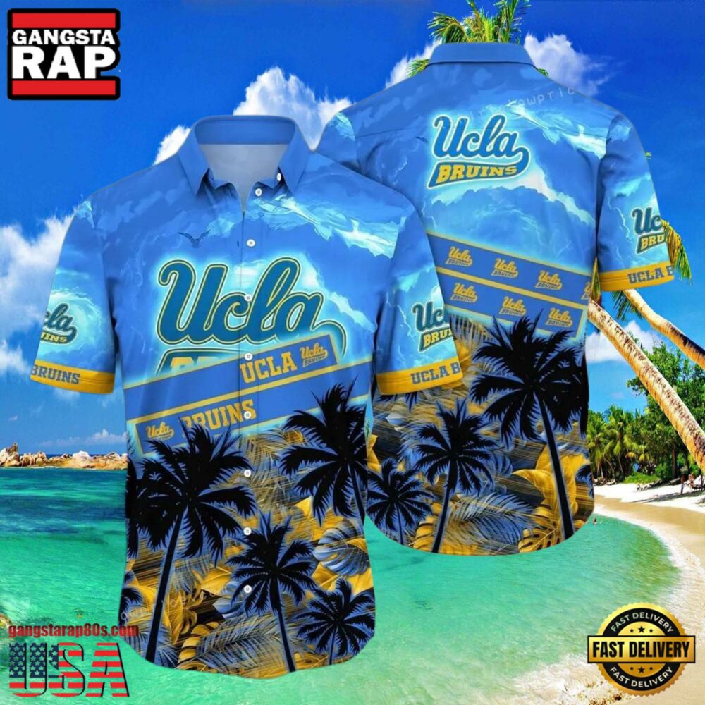 NCAA Ucla Bruins Flower Hawaiian Shirt Outfit 3D Shirt, Unique Ucla Bruins Football Gifts.jpgGroup