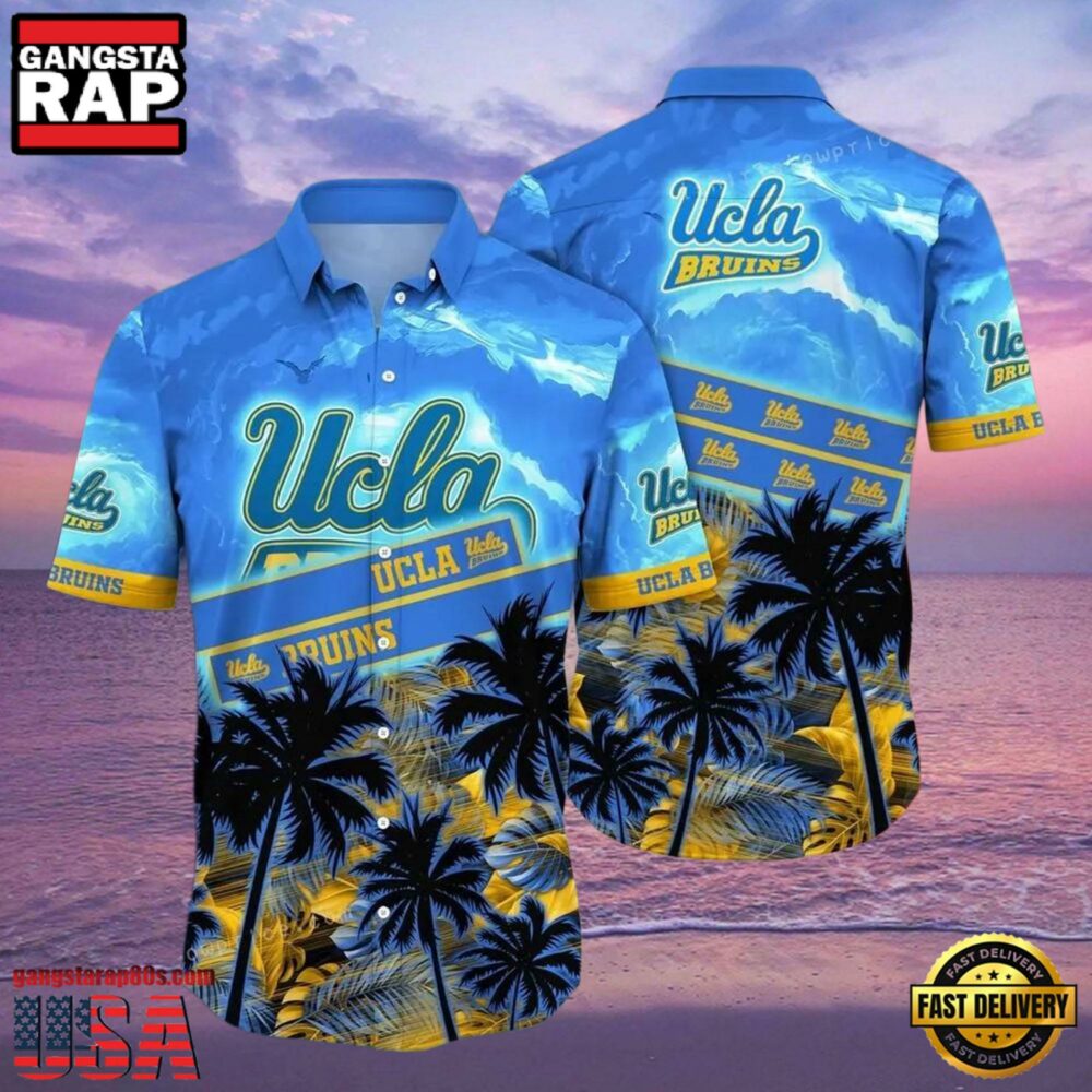 NCAA Ucla Bruins Flower Hawaiian Shirt Outfit 3D Shirt, Unique Ucla Bruins Football Gifts.jpgGroup