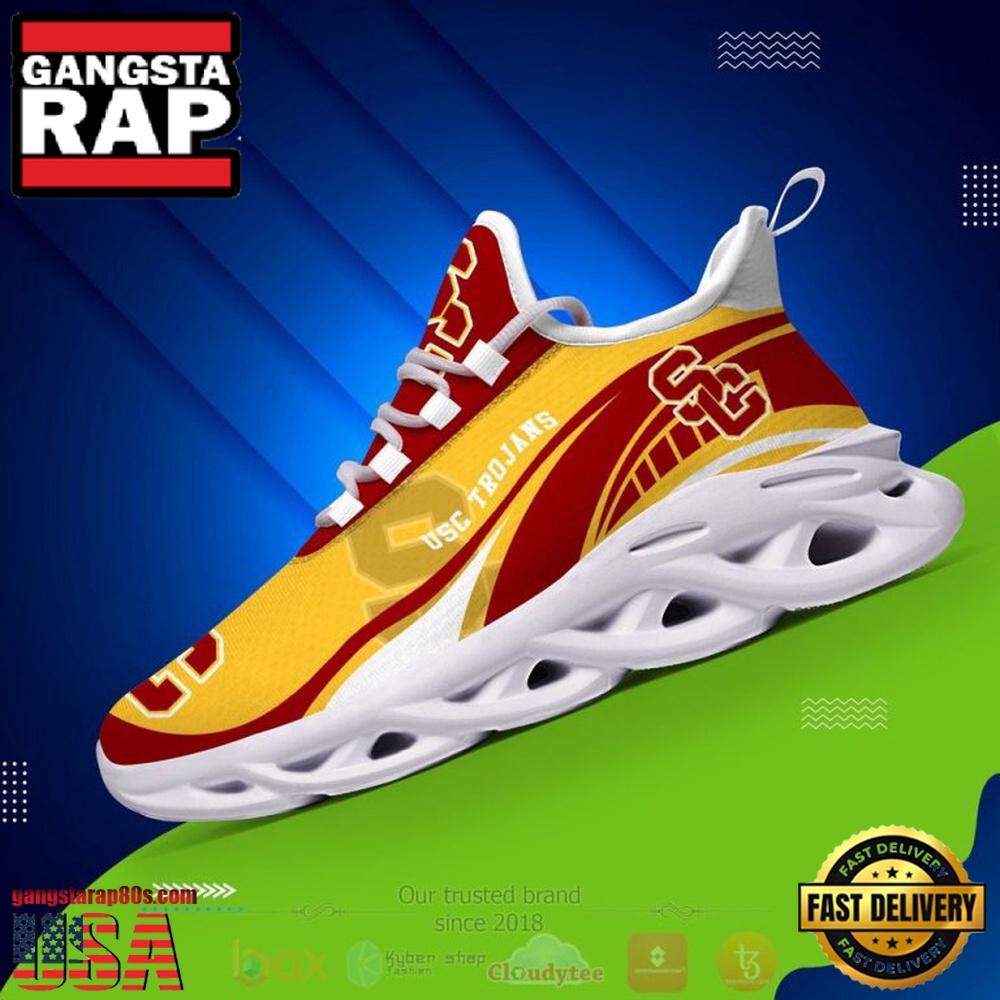 NCAA Usc Trojans Football Clunky Unique Design Max Soul Shoes Running Sneakers