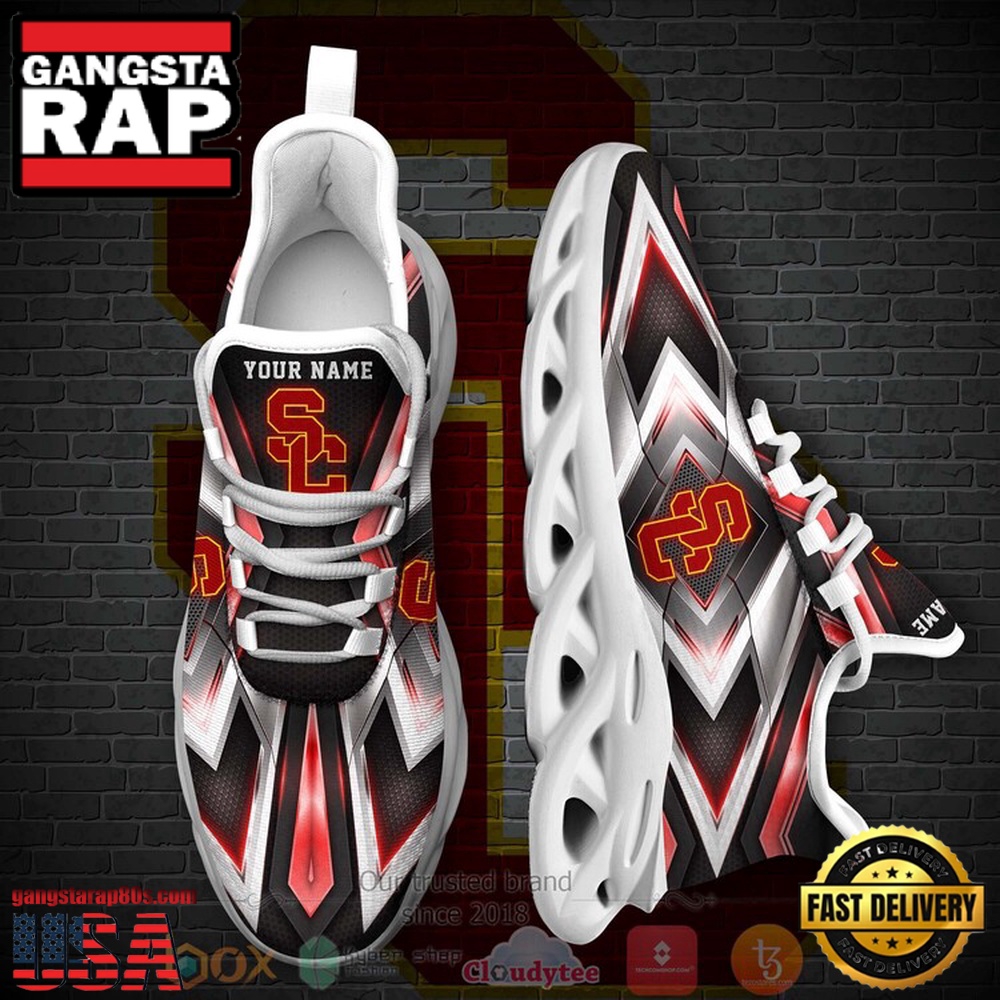 NCAA Usc Trojans Football Team Custom Name Clunky Unique Design Max Soul Shoes Running Sneakers NCAA Usc Trojans Football Team Custom Name Clunky Unique Design Max Soul Shoes Running Sneakers