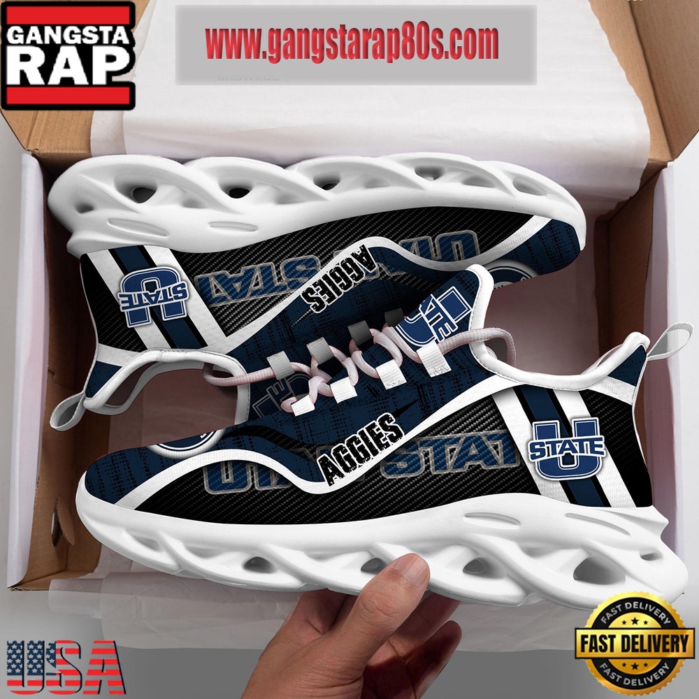 NCAA Utah State Aggies New Design Max Soul Shoes Running Sneakers