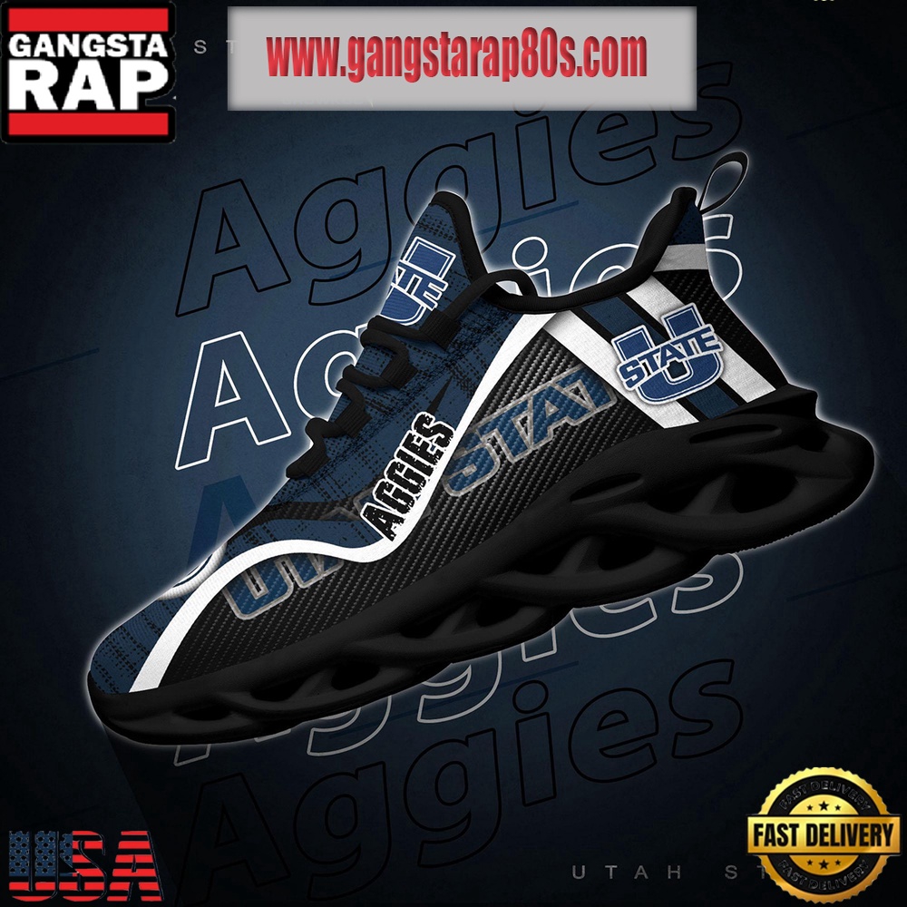 NCAA Utah State Aggies New Design Max Soul Shoes Running Sneakers