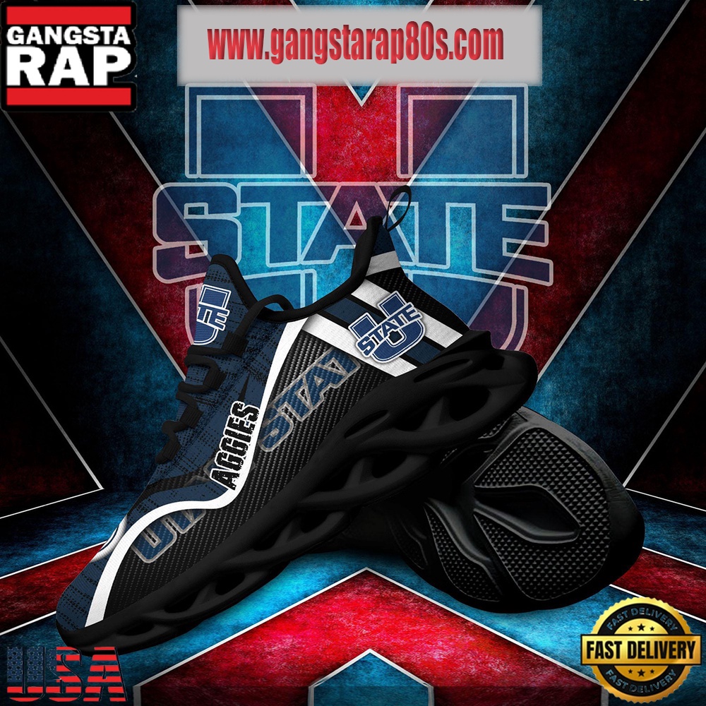 NCAA Utah State Aggies New Design Max Soul Shoes Running Sneakers NCAA Utah State Aggies New Design Max Soul Shoes Running Sneakers