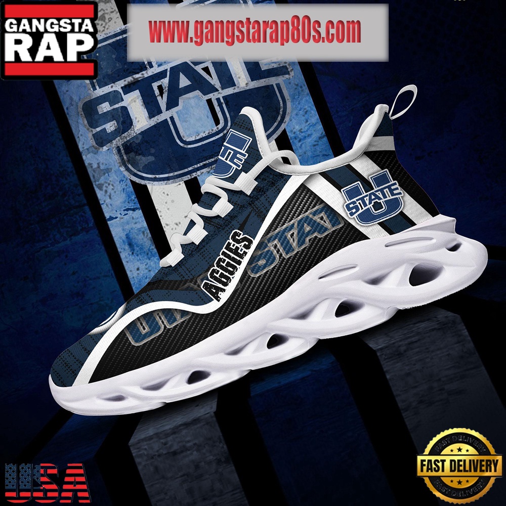 NCAA Utah State Aggies New Design Max Soul Shoes Running Sneakers NCAA Utah State Aggies New Design Max Soul Shoes Running Sneakers