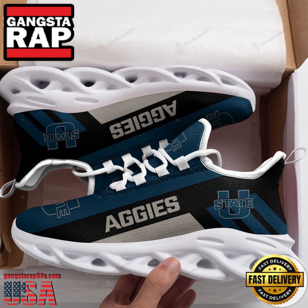 NCAA Utah State Aggies Unique Design Max Soul Shoes Running Sneakers