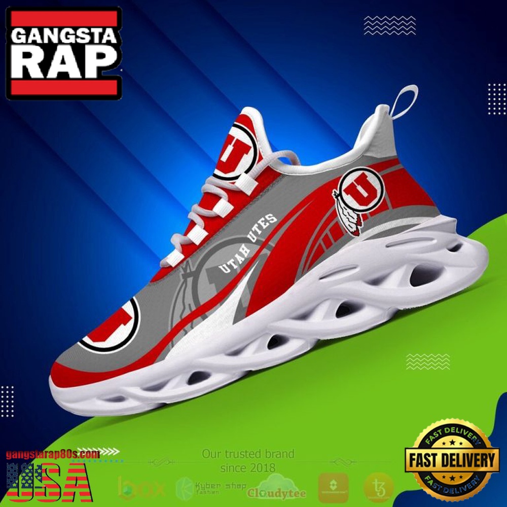 NCAA Utah Utes Football Clunky Unique Design Max Soul Shoes Running Sneakers