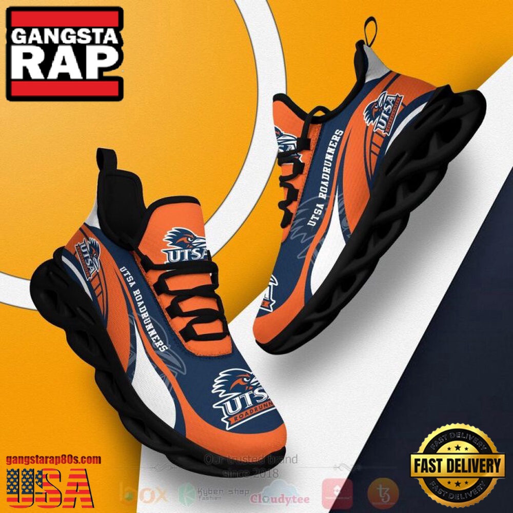 NCAA Utsa Roadrunners Football Clunky Unique Design Max Soul Shoes Running Sneakers NCAA Utsa Roadrunners Football Clunky Unique Design Max Soul Shoes Running Sneakers