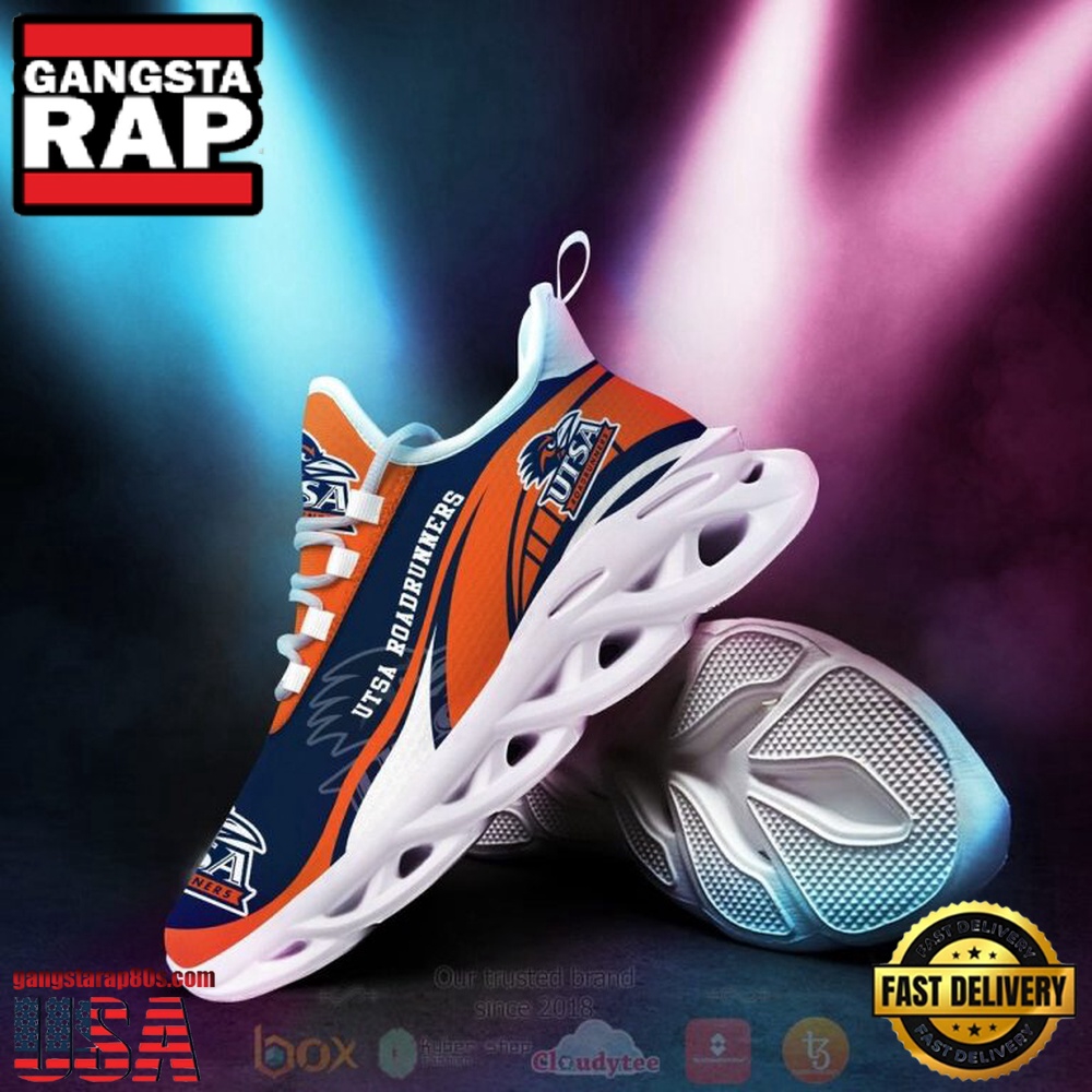 NCAA Utsa Roadrunners Football Clunky Unique Design Max Soul Shoes Running Sneakers NCAA Utsa Roadrunners Football Clunky Unique Design Max Soul Shoes Running Sneakers