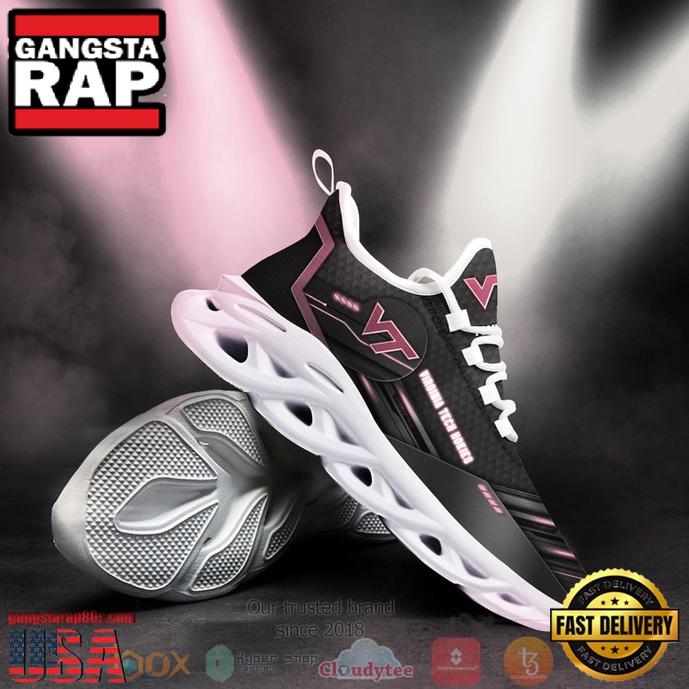 NCAA Virginia Tech Hokies Custom Name Clunky Unique Design Max Soul Shoes Running Sneakers NCAA Virginia Tech Hokies Custom Name Clunky Unique Design Max Soul Shoes Running Sneakers