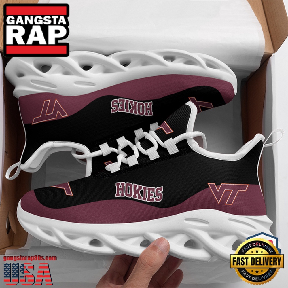 NCAA Virginia Tech Hokies Unique Design Max Soul Shoes Running Sneakers NCAA Virginia Tech Hokies Unique Design Max Soul Shoes Running Sneakers