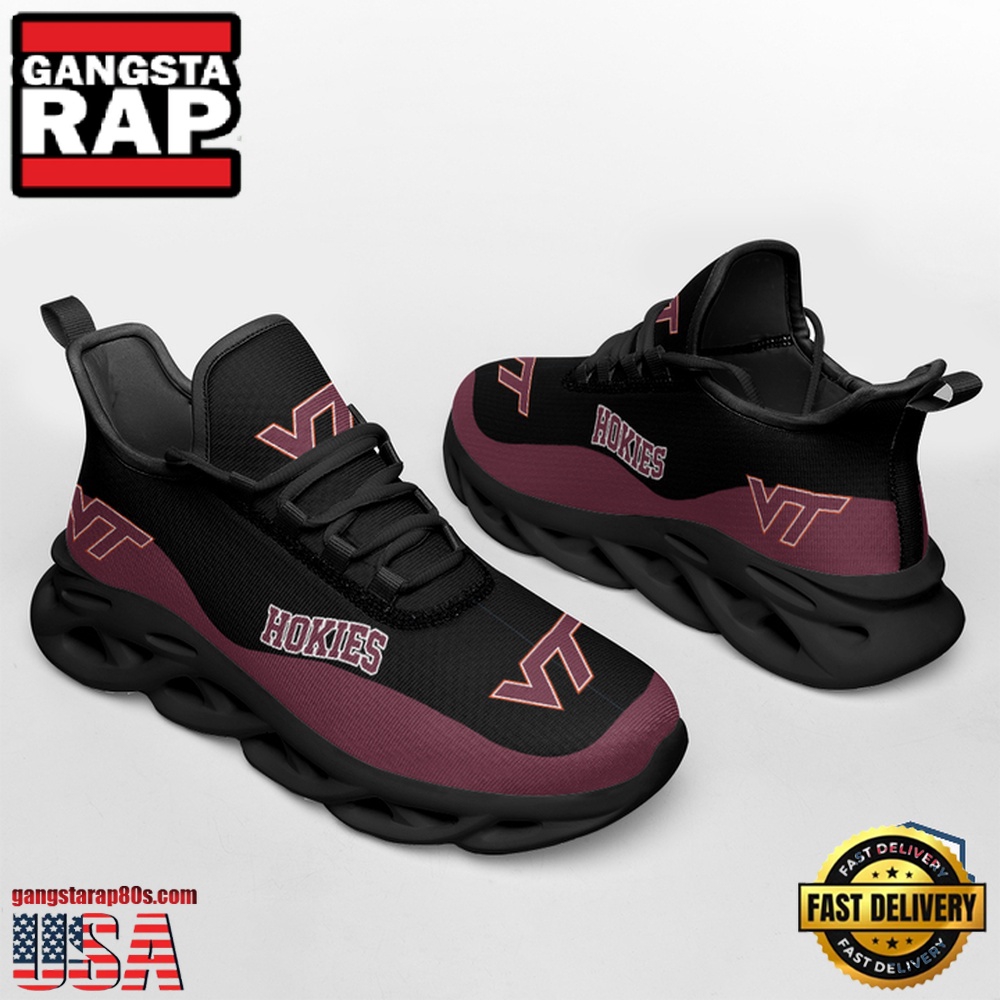 NCAA Virginia Tech Hokies Unique Design Max Soul Shoes Running Sneakers NCAA Virginia Tech Hokies Unique Design Max Soul Shoes Running Sneakers