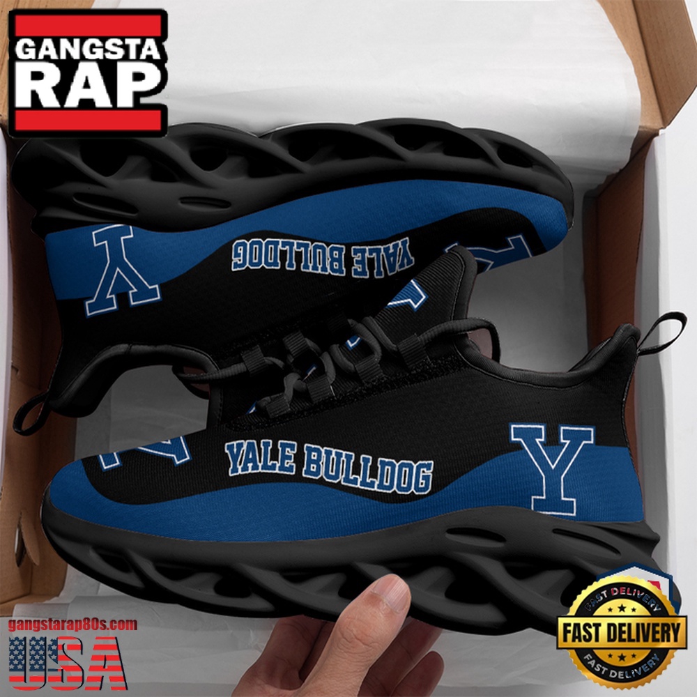 NCAA Yale Bulldogs Unique Design Max Soul Shoes Running Sneakers