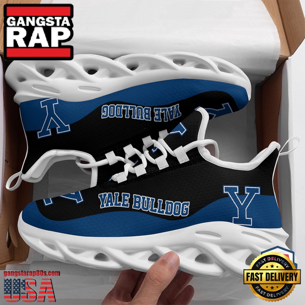 NCAA Yale Bulldogs Unique Design Max Soul Shoes Running Sneakers NCAA Yale Bulldogs Unique Design Max Soul Shoes Running Sneakers
