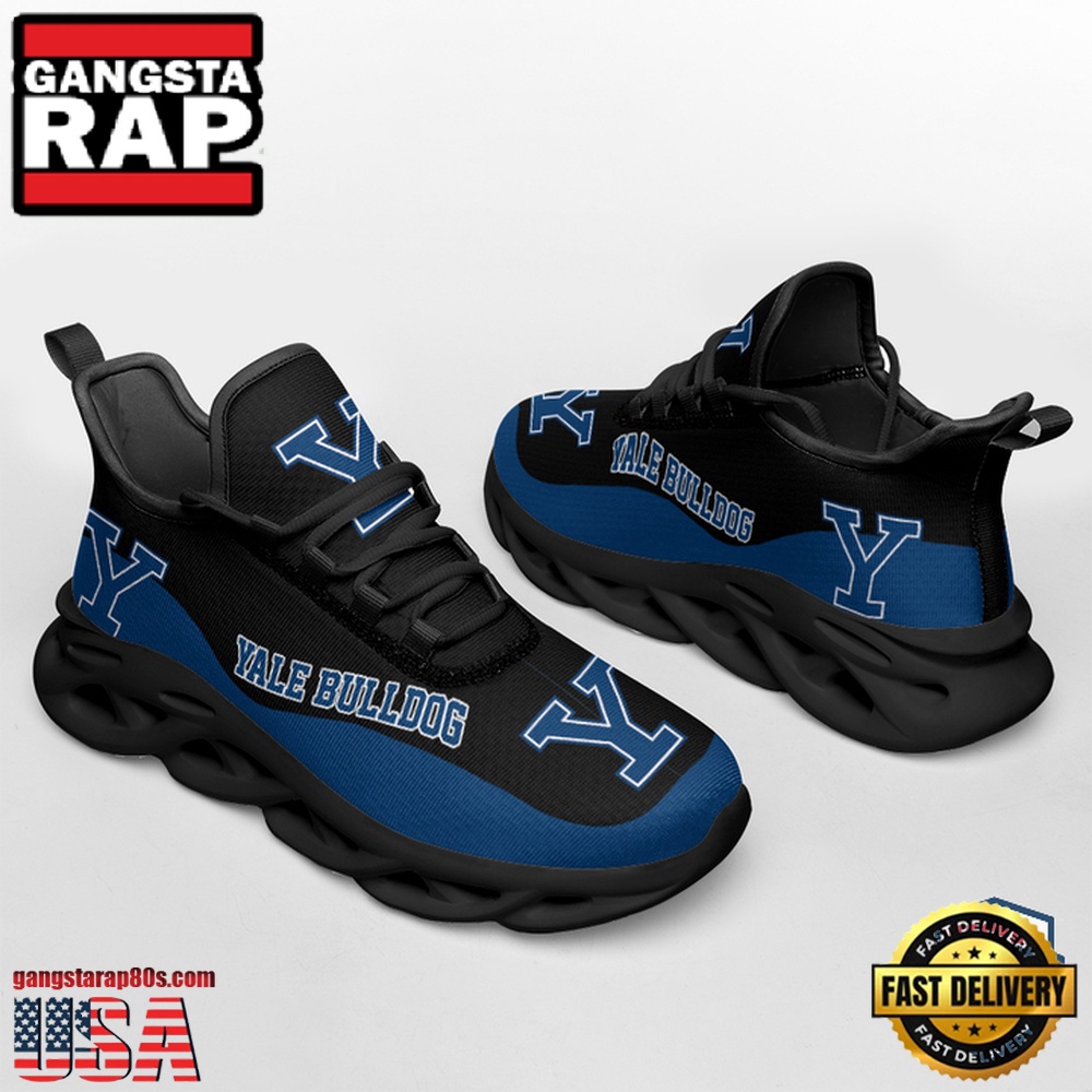 NCAA Yale Bulldogs Unique Design Max Soul Shoes Running Sneakers NCAA Yale Bulldogs Unique Design Max Soul Shoes Running Sneakers