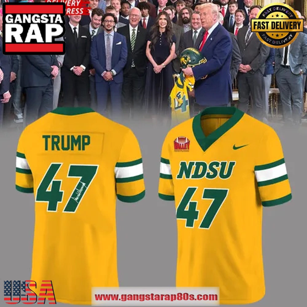 NDSU Football x Donald Trump Signature Special Football Jersey