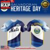 New York Mets Salvadoran Heritage 2025 Baseball Jersey Shirt 2 New York Mets Salvadoran Heritage 2025 Baseball Jersey