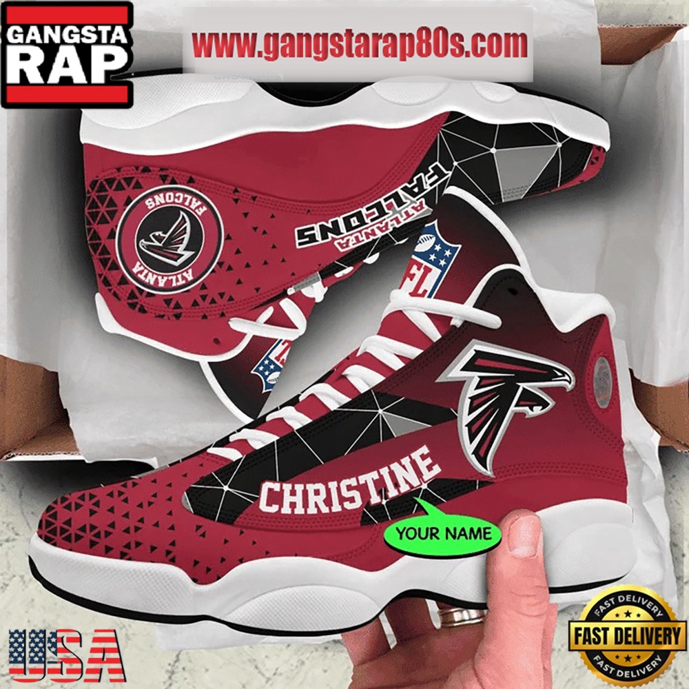 NFL Atlanta Falcons Personalized Air Jordan 13 Sport Shoes