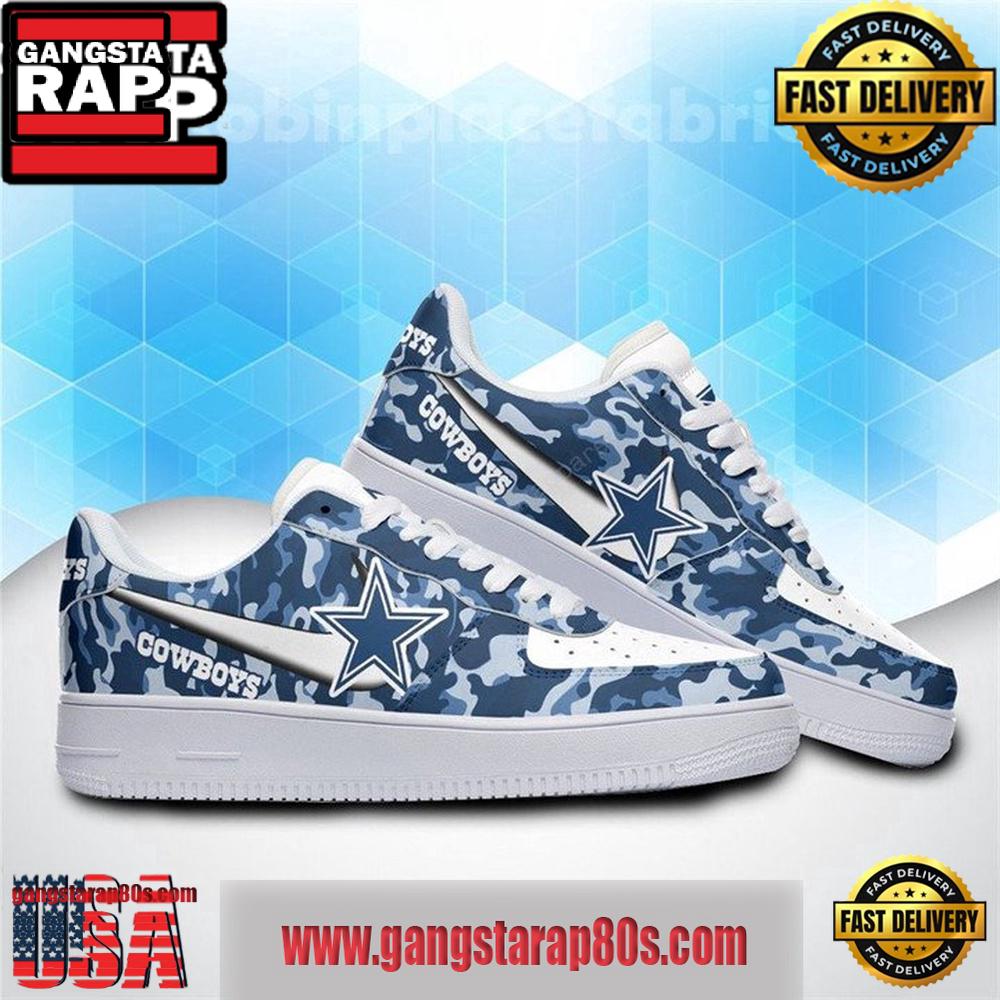 NFL Dallas Cowboys Air Force 1 Sneaker Shoes Custom For Men Women