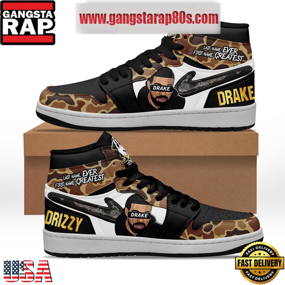 NFL Drake Last Name Ever Air Jordan 1 Sneakers Shoes