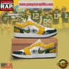 Green Bay Packers Personalized Air Jordan 1 Sneakers Shoes 4 NFL Green Bay Packers Personalized Air Jordan 1 Sneakers Shoes